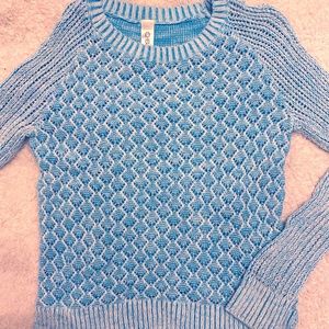 Light Blue Knitted Sweater